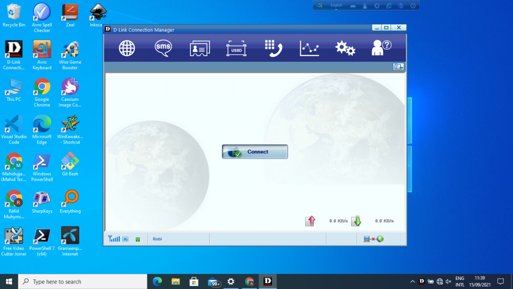 D-Link Modem Windows GUI